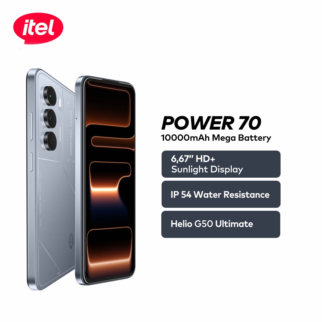 itel VIP itel Power 70 Smartphone 10,000mAh Mega Battery